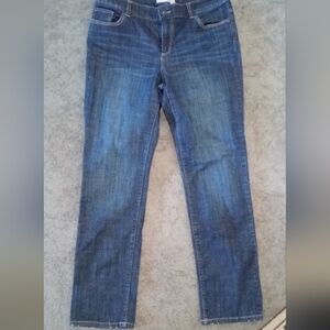 Chico's Classic Indigo Straight Leg Jeans